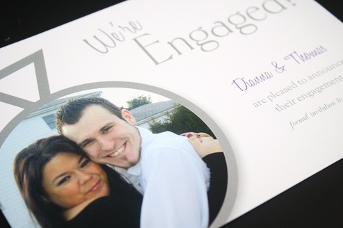 Mixbook Engagement Card